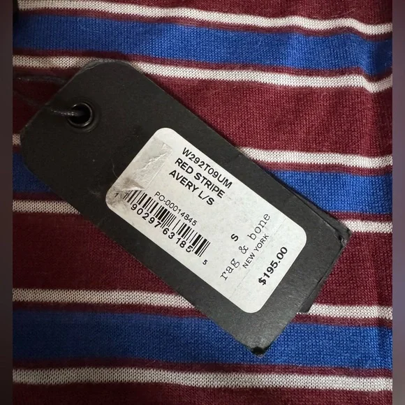 Rag & Bone Avery Striped Tee - Picture 7 of 7